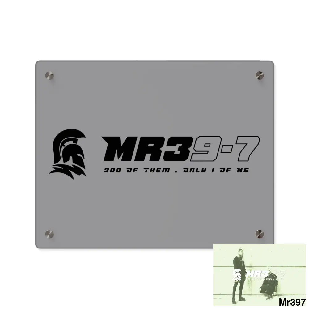 MR39 -Sparta Acrylic Wall Art Panels 14″ x 11″ (Horizontal) / 0.25’’ Home Decor