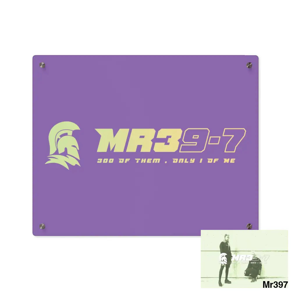 MR39 Sparta Sparta Acrylic Wall Art Panels 20″ x 16″ (Horizontal) / 0.25’’ Home Decor