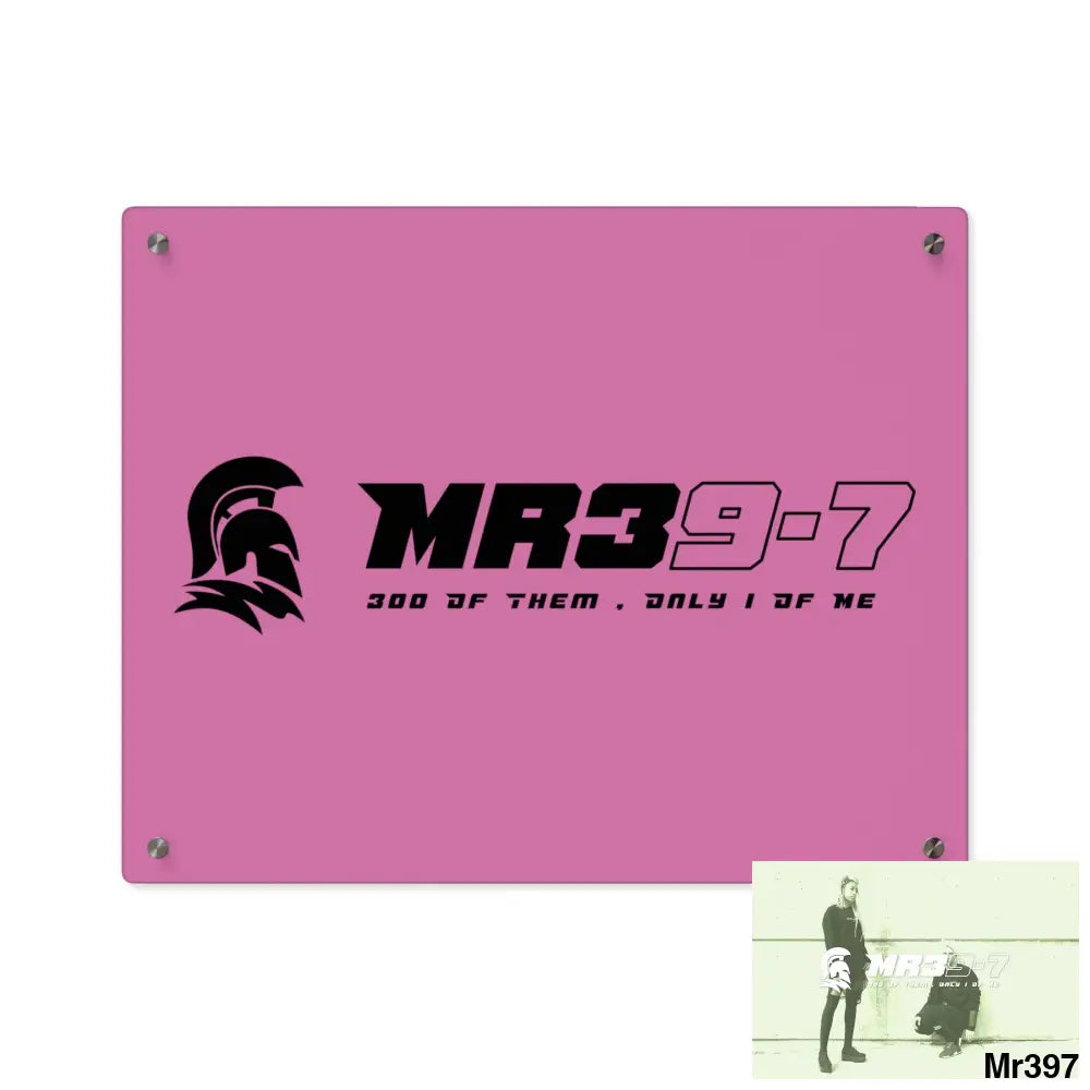 MR39 -Sparta Acrylic Wall Art Panels 20″ x 16″ (Horizontal) / 0.25’’ Home Decor