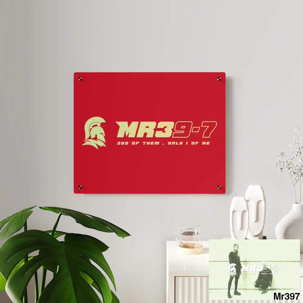 MR39 Sparta Sparta Acrylic Wall Art Panels Home Decor