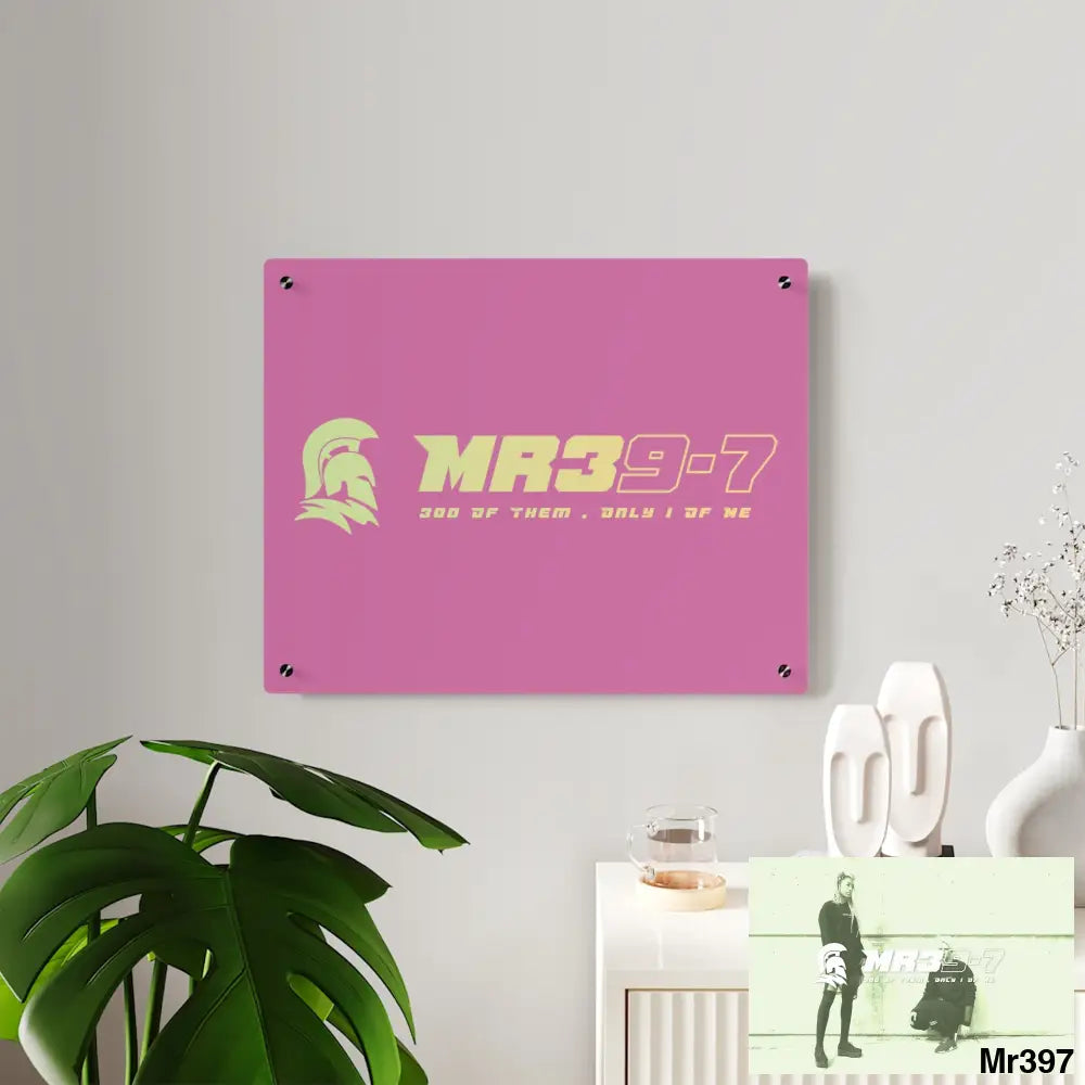 MR39 Sparta Sparta Acrylic Wall Art Panels Home Decor