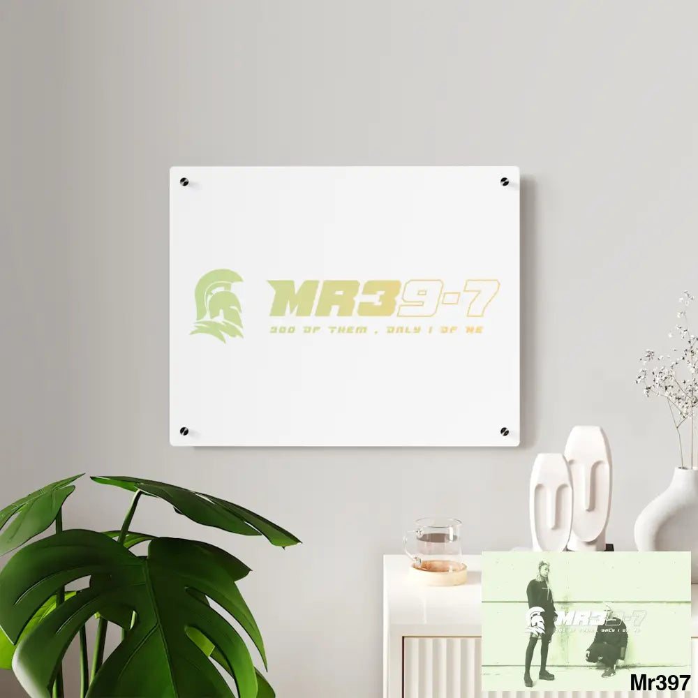MR39 Sparta Sparta Acrylic Wall Art Panels Home Decor