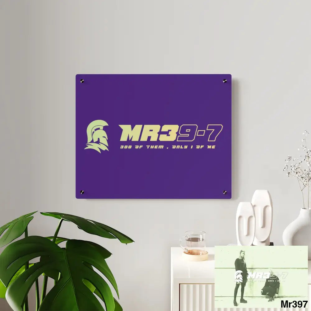 MR39 Sparta Sparta Acrylic Wall Art Panels Home Decor