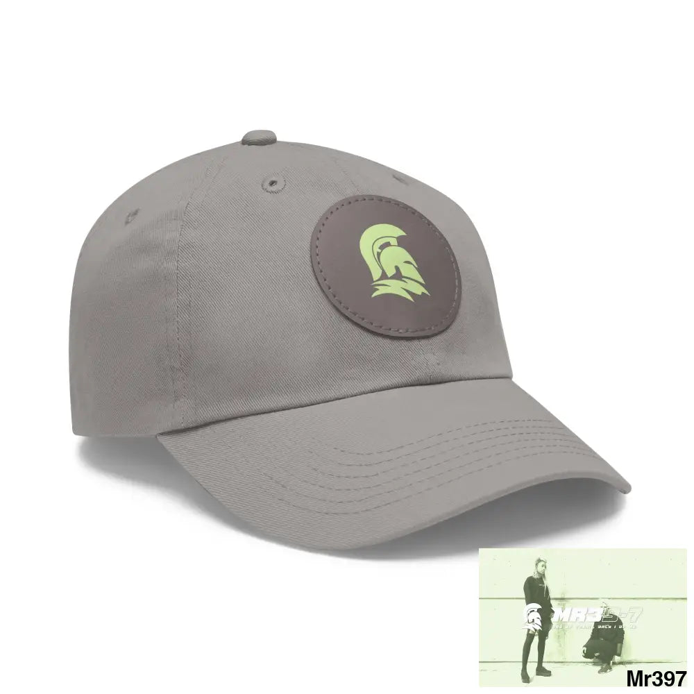 MR39 Sparta Dad Hat with Leather Patch (Round) Hats