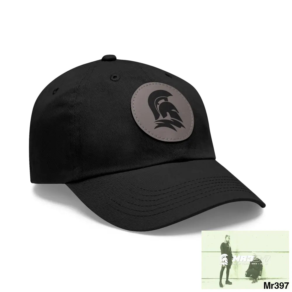MR39 Sparta Dad Hat with Leather Patch (Round) Hats