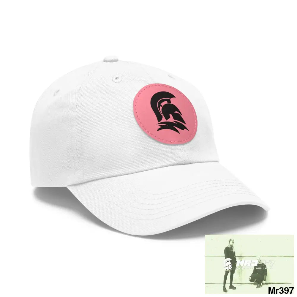MR39 Sparta Dad Hat with Leather Patch (Round) Hats