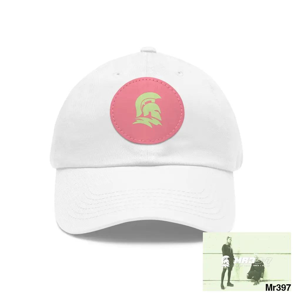 MR39 Sparta Dad Hat with Leather Patch (Round) Hats