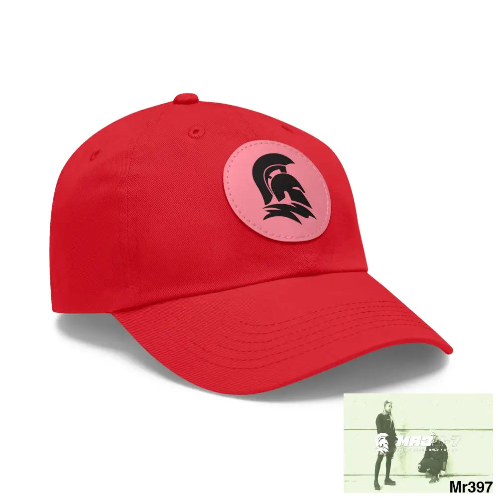 MR39 Sparta Dad Hat with Leather Patch (Round) Hats