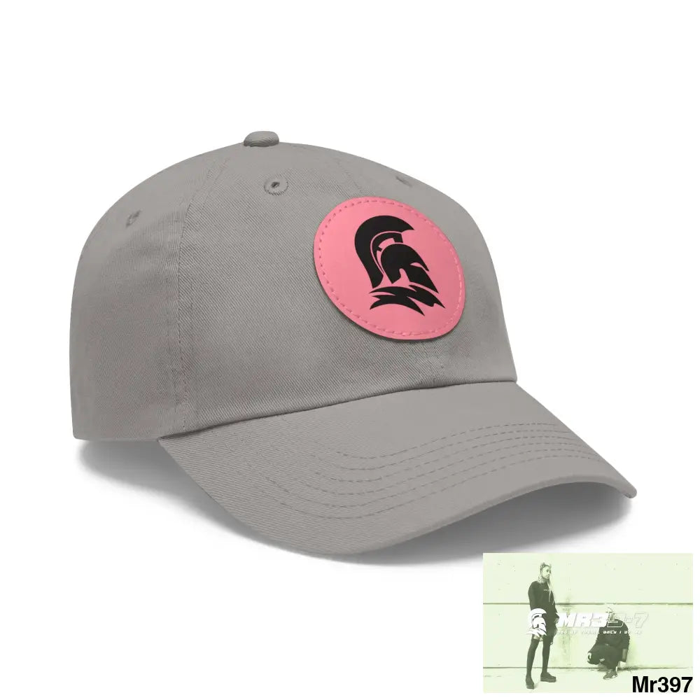 MR39 Sparta Dad Hat with Leather Patch (Round) Hats