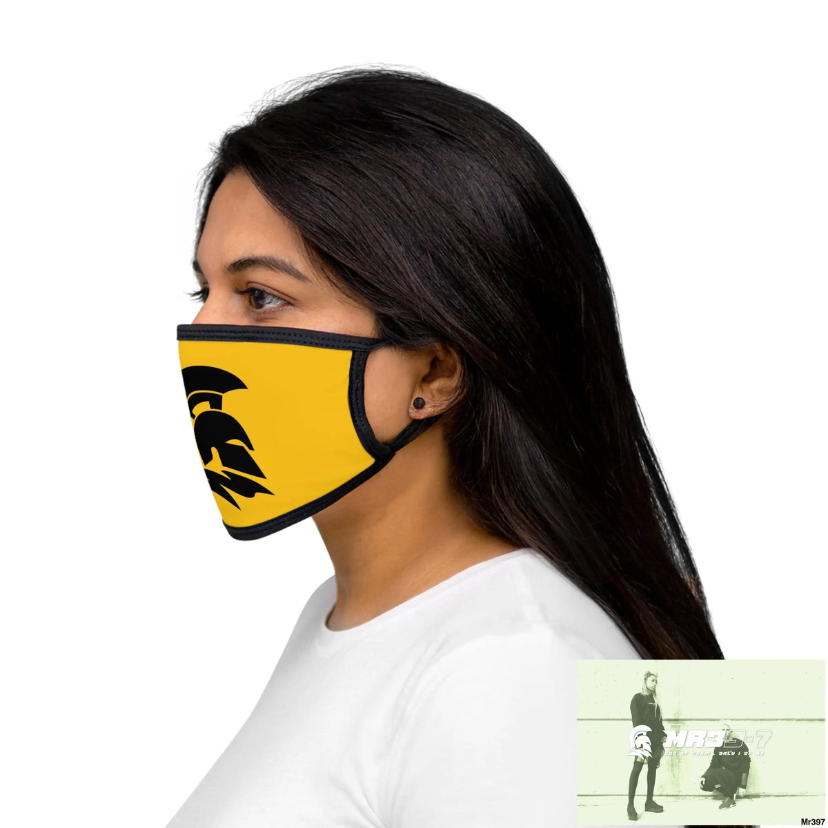 MR39 Sparta Mixed-Fabric Face Mask One size Accessories