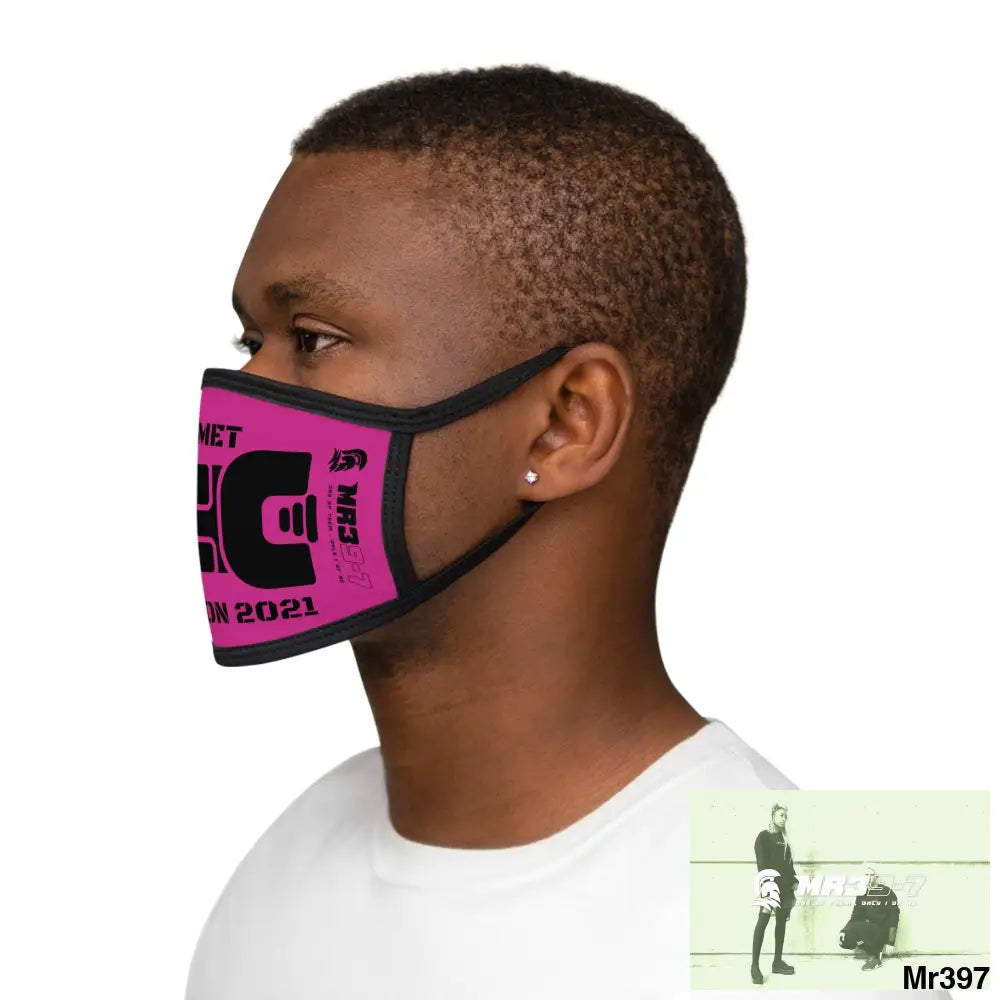 MR39 tasered by the Met 2021 Mixed-Fabric Face Mask One size Accessories