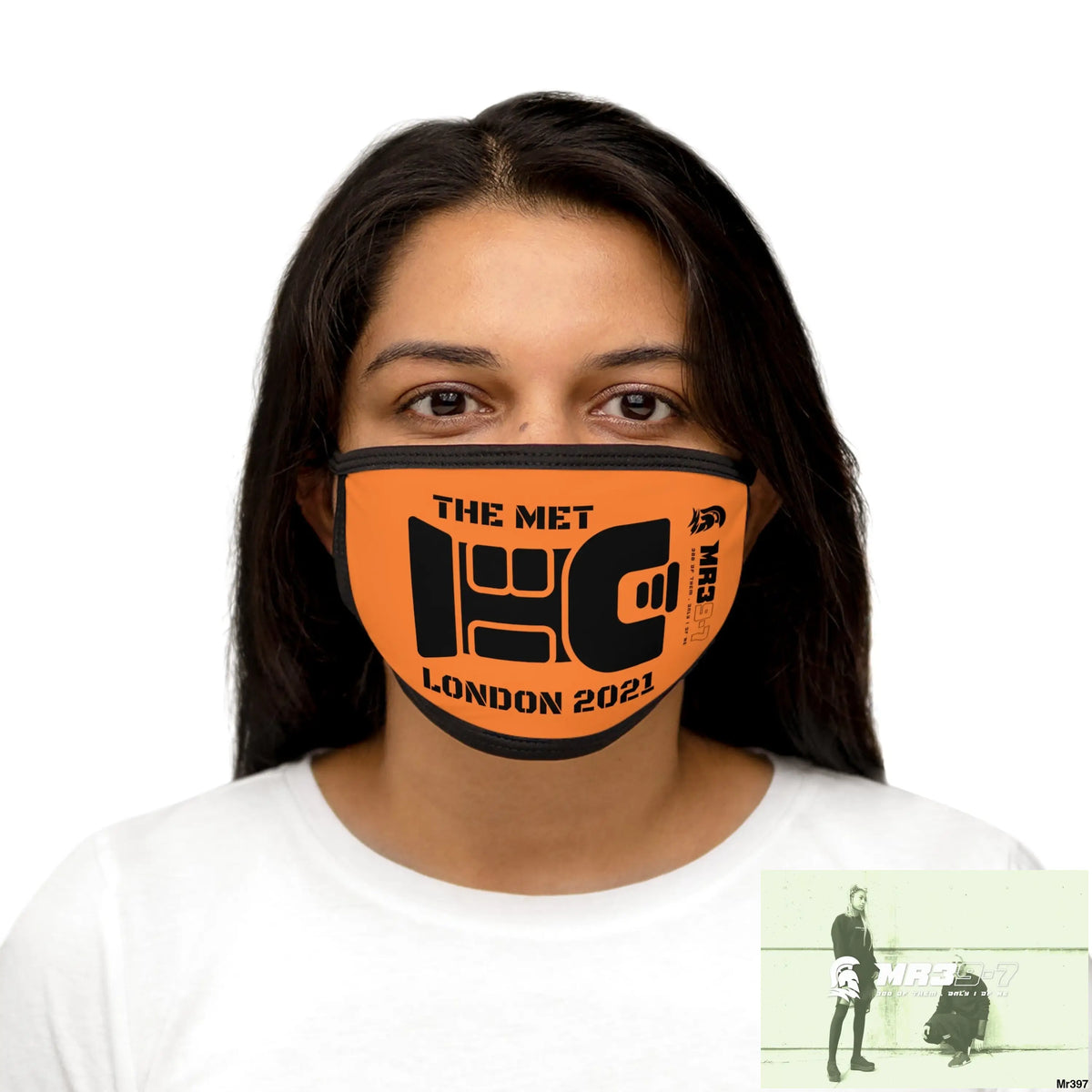 MR39 tasered by the Met 2021 Mixed-Fabric Face Mask One size Accessories