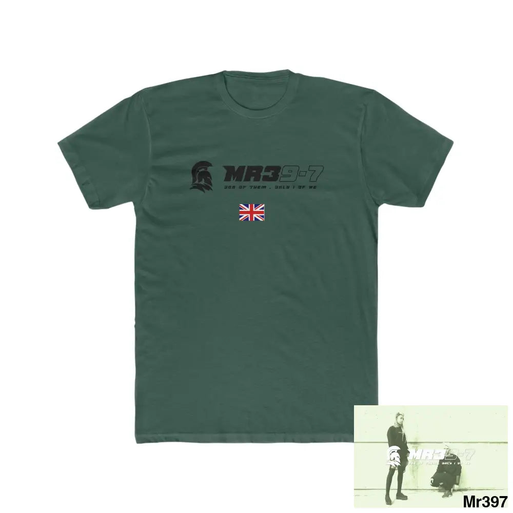 MR39 Thailand 02-16 Men’s Cotton Crew Tee Solid Forest Green / S T-Shirt