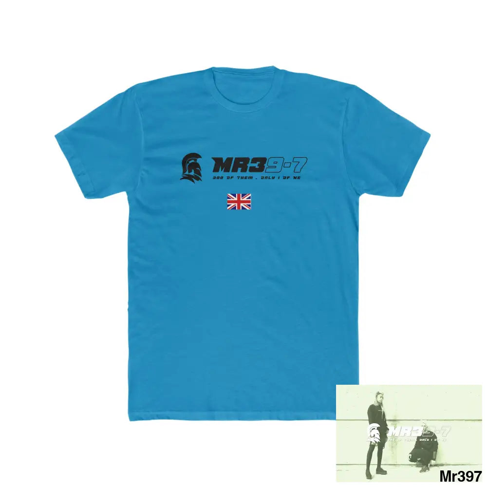 MR39 Thailand 02-16 Men’s Cotton Crew Tee Solid Turquoise / S T-Shirt