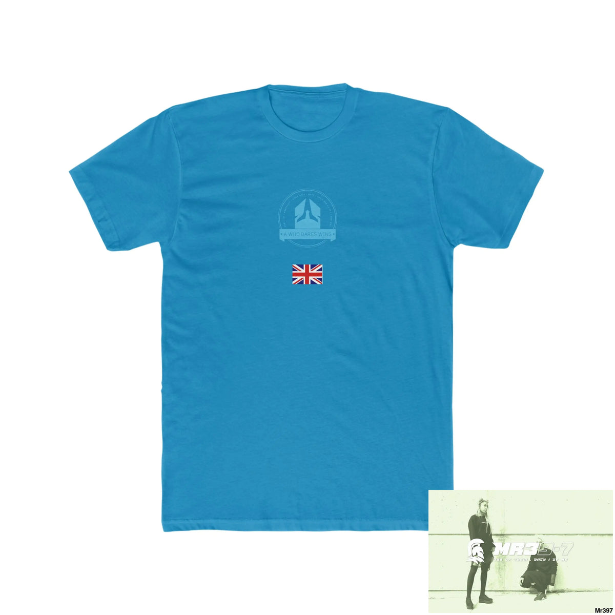 MR39 Thailand 02-16 Men’s Cotton Crew Tee Solid Turquoise / S T-Shirt