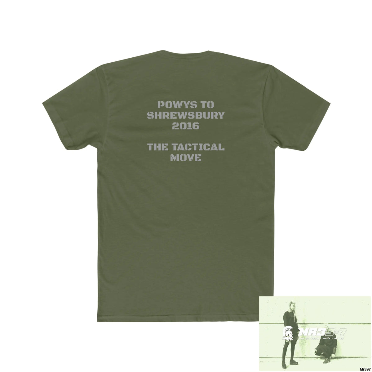 MR39 The Tactical move Powys to Shrewsbury 2016 - Men’s Cotton Crew Tee T-Shirt