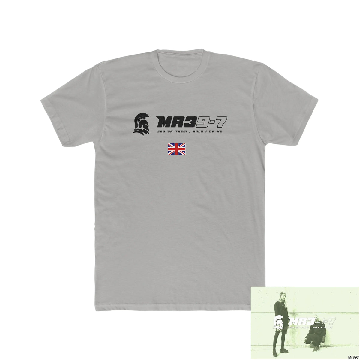 MR39 undercover SAS assassination Men’s Cotton Crew Tee Solid Light Grey / S T-Shirt