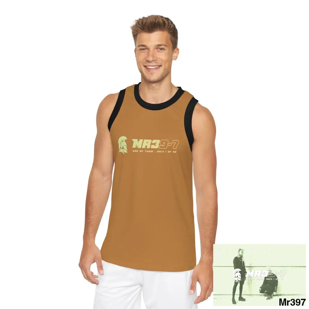 Mr39 Unisex Basketball Jersey (AOP) XS / Black rib All Over Prints