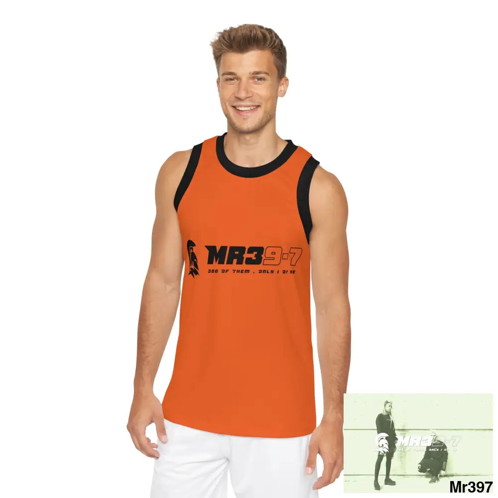 Mr39 Unisex Basketball Jersey (AOP) XS / Black rib All Over Prints