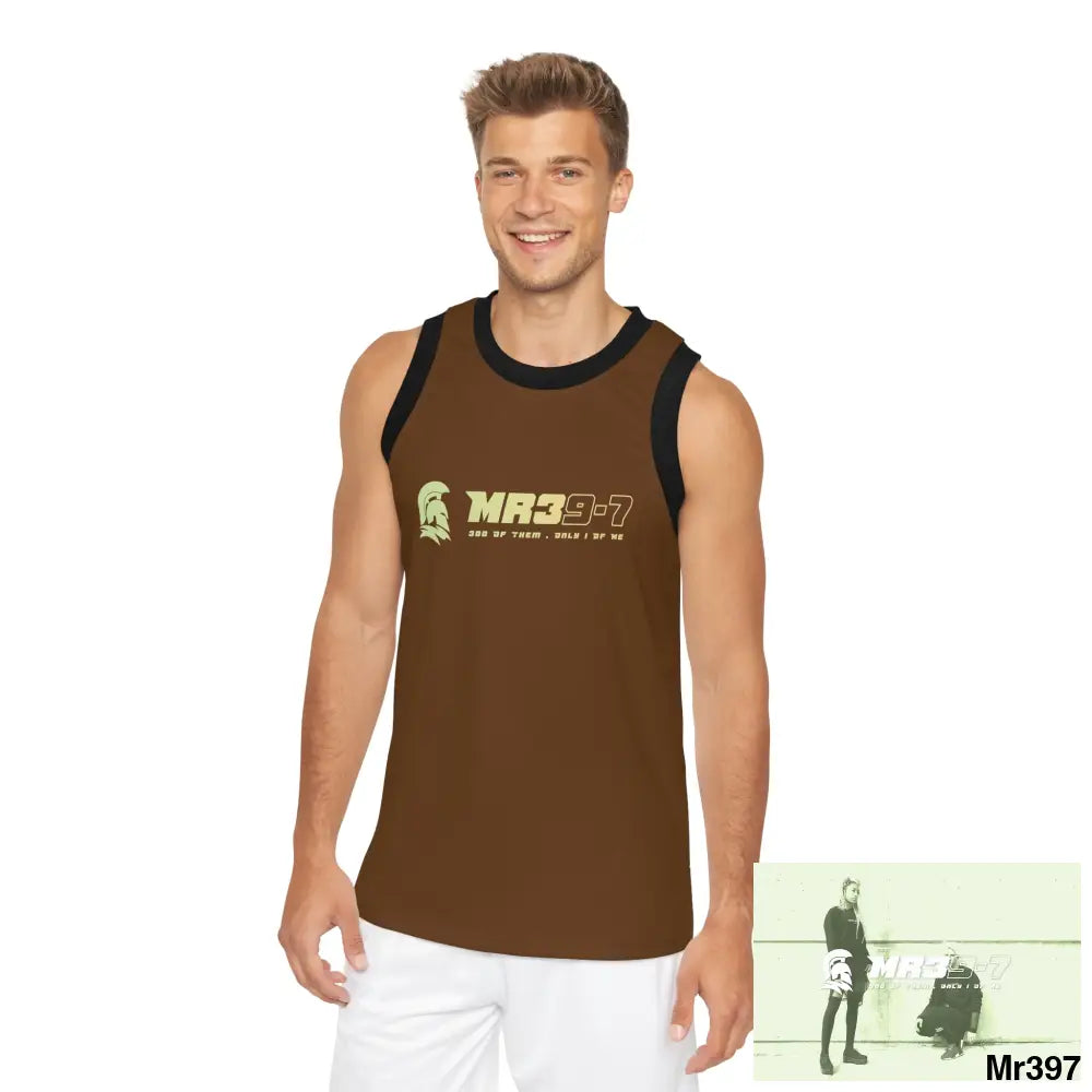 Mr39 Unisex Basketball Jersey (AOP) XS / Black rib All Over Prints