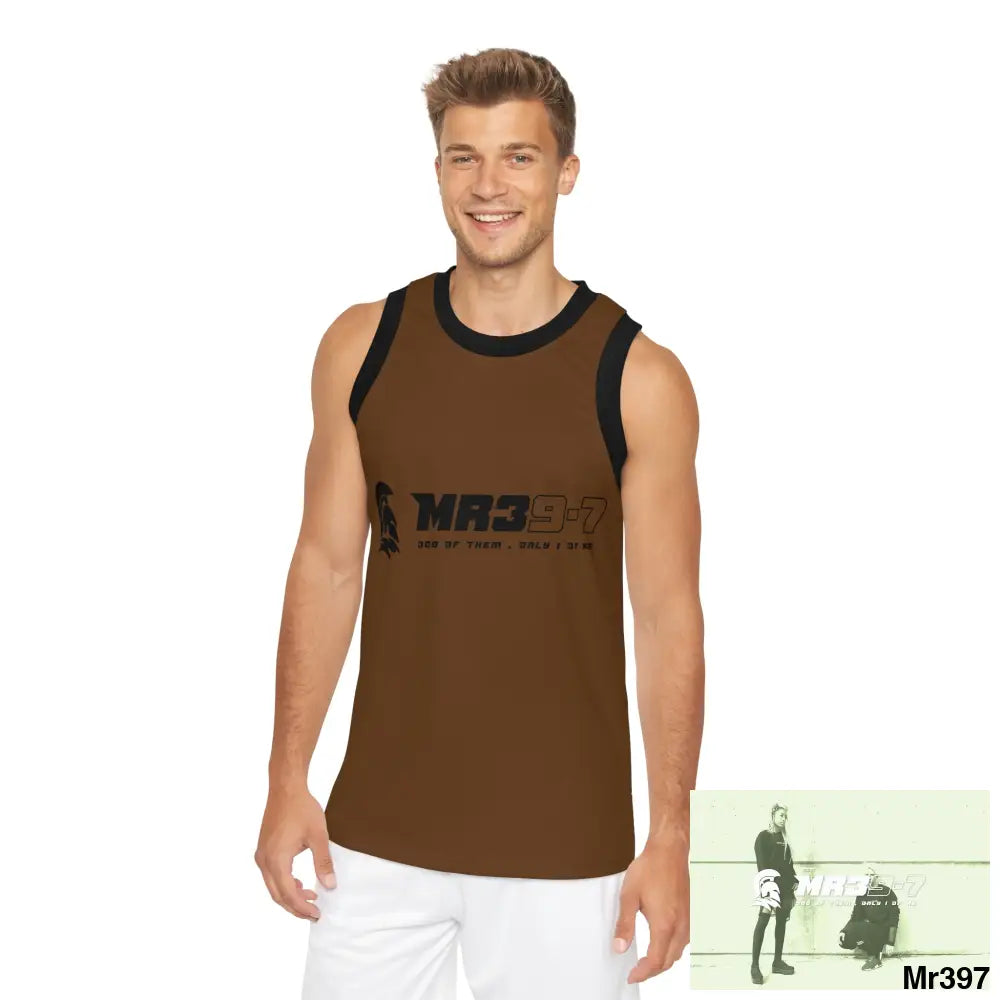 Mr39 Unisex Basketball Jersey (AOP) XS / Black rib All Over Prints