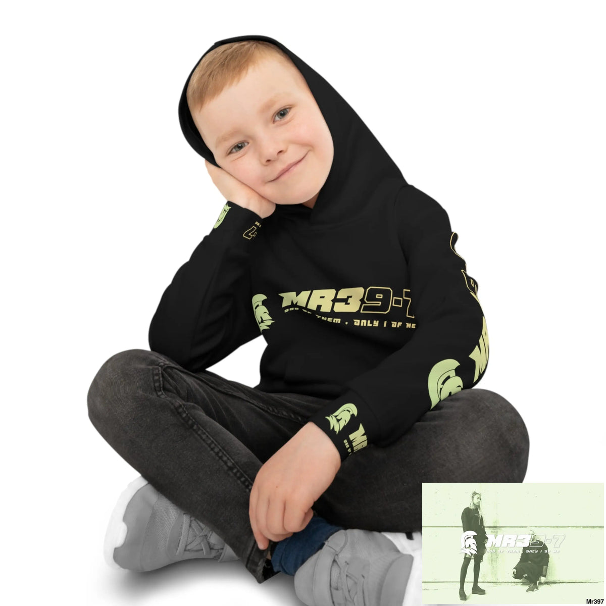 MR39 with Tactical inside hood A1 Who dares Wins Mentality -. Children’s Hoodie (AOP) 2XS All Over Prints