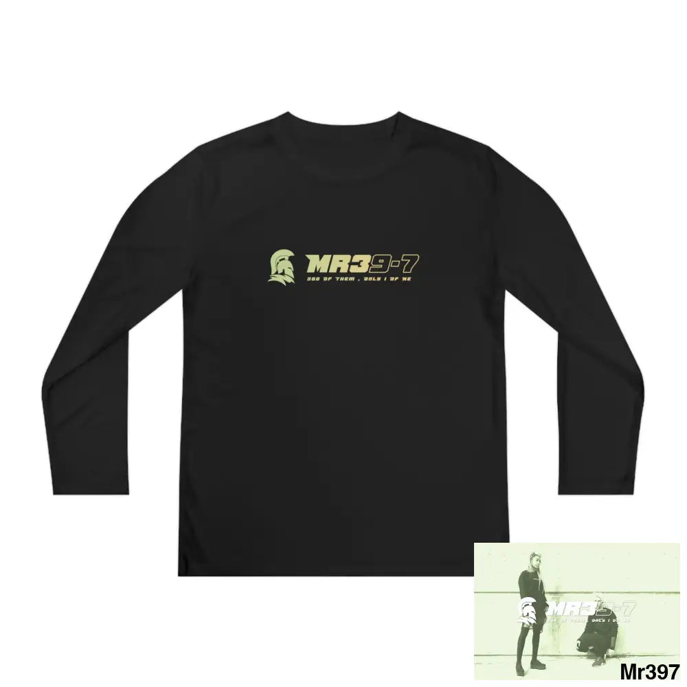 MR39 Youth Long Sleeve Competitor Tee Black / S Kids clothes