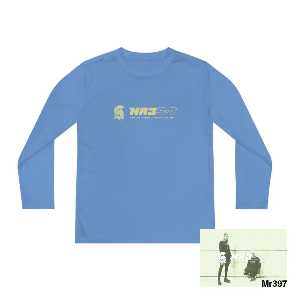 MR39 Youth Long Sleeve Competitor Tee Carolina Blue / S Kids clothes