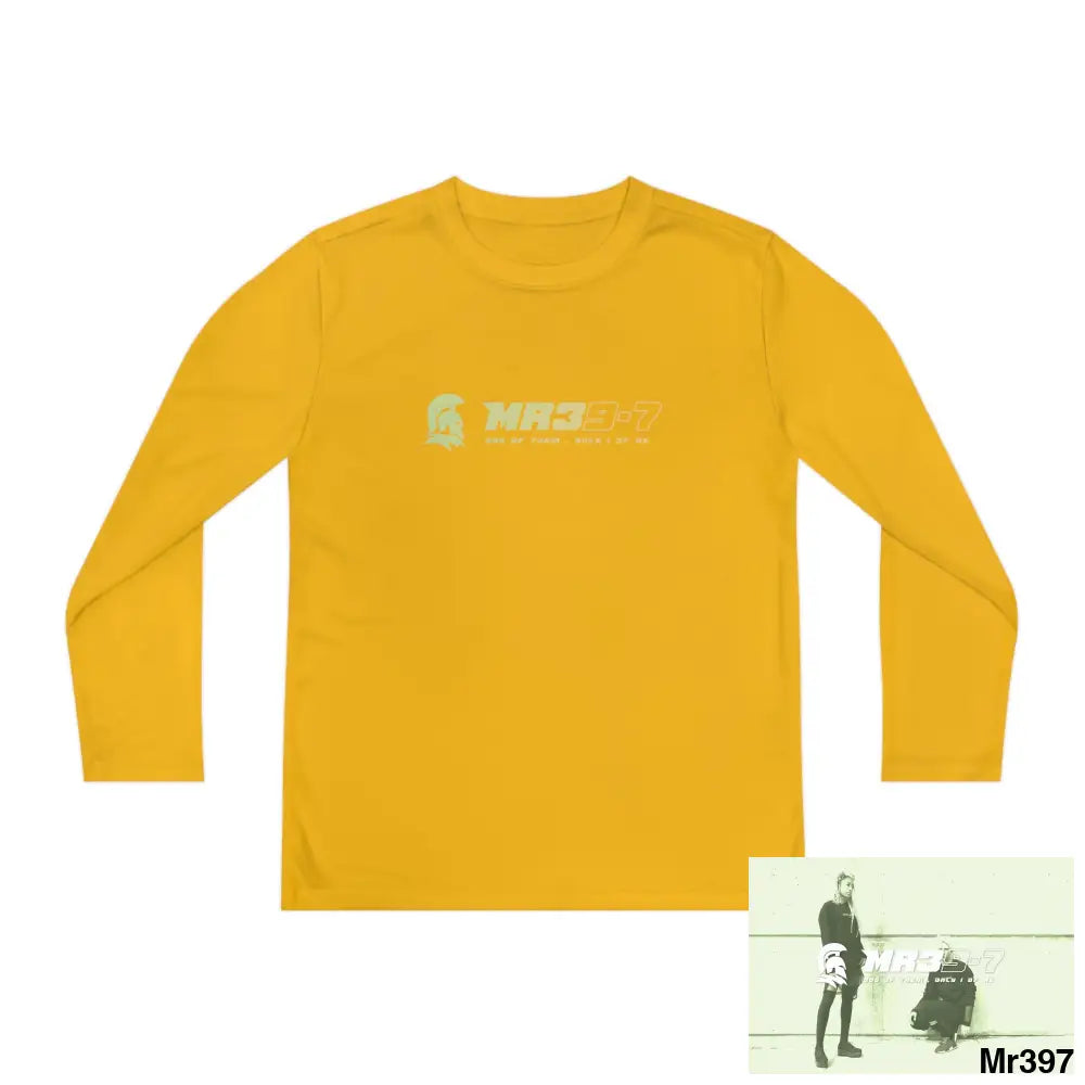 MR39 Youth Long Sleeve Competitor Tee Gold / M Kids clothes