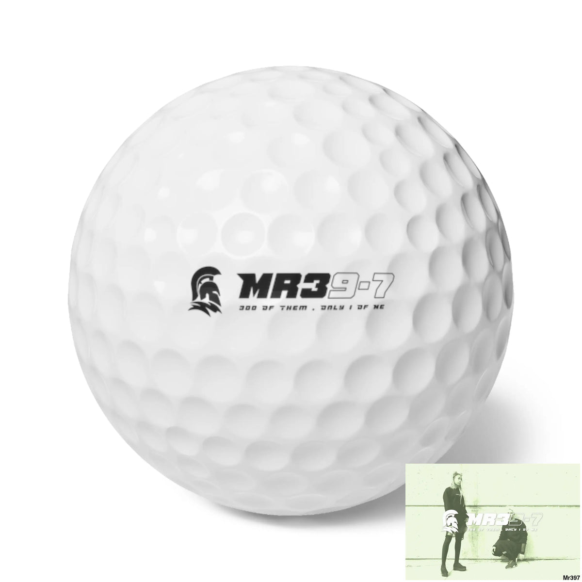 Mr39’7 Custom Golf Balls Set Premium 6-Pack with Unique Design Ideal for Golf Lovers Personalized Gift for Golfers