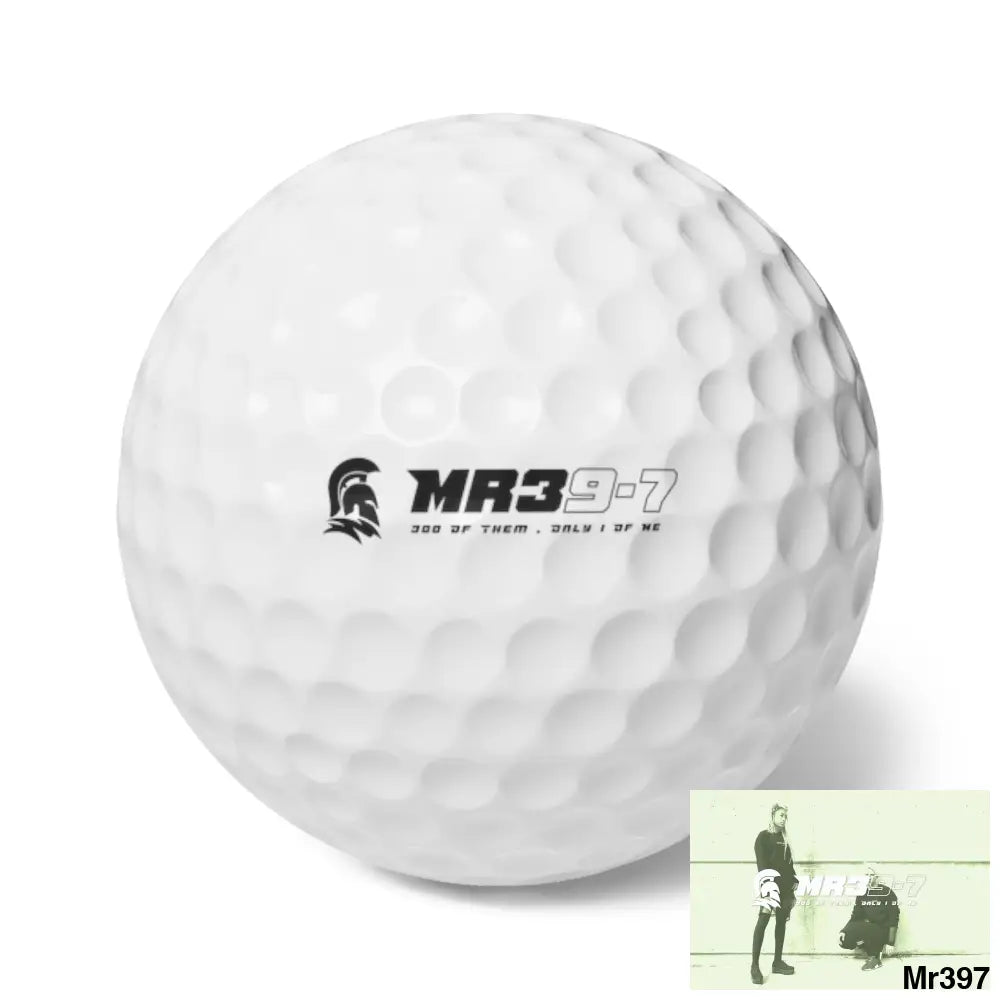 Mr39’7 Custom Golf Balls Set Premium 6-Pack with Unique Design Ideal for Golf Lovers Personalized Gift for Golfers