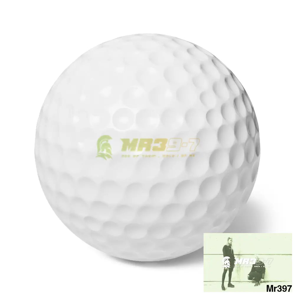 Mr39’7 Custom Golf Balls Set Premium 6-Pack with Unique Design Ideal for Golf Lovers Personalized Gift for Golfers