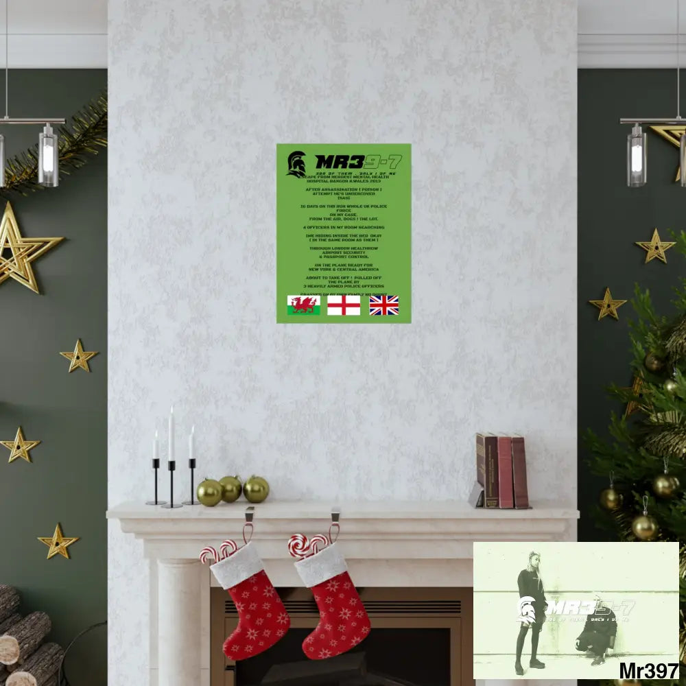 MR39’s Escape from Hergest MH Hospital 2013 Matte Vertical Posters Poster