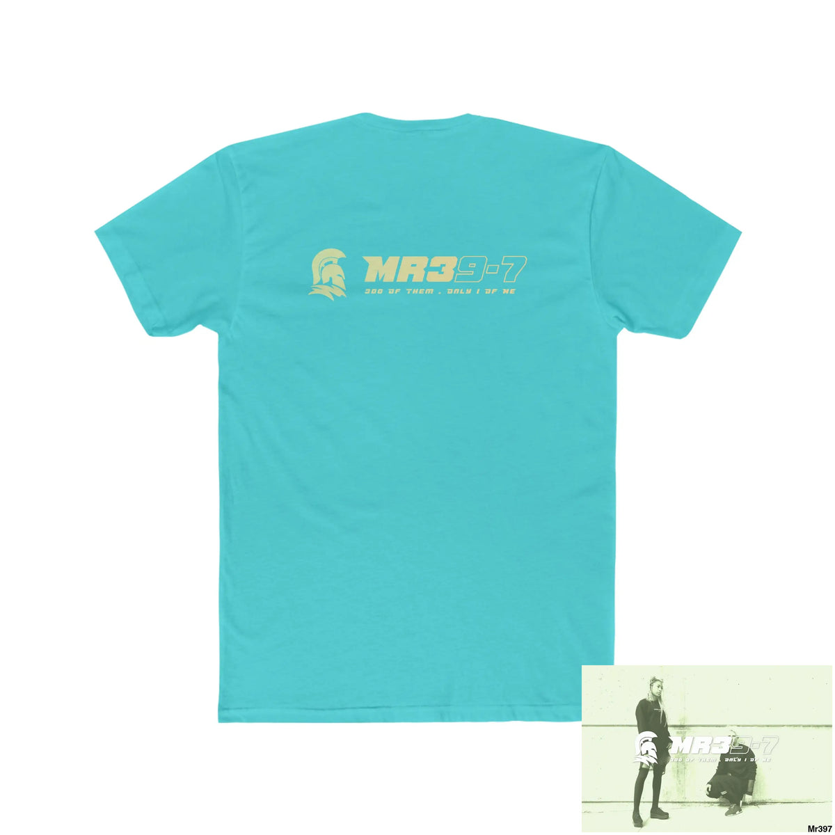 MR39S Faith over fear - Men’s Cotton Crew Tee T-Shirt