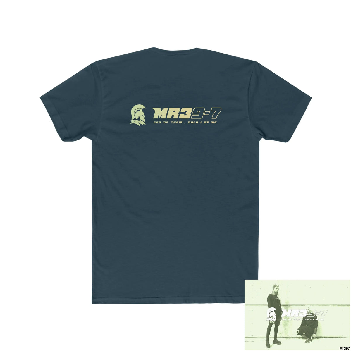 MR39S Faith over fear - Men’s Cotton Crew Tee T-Shirt