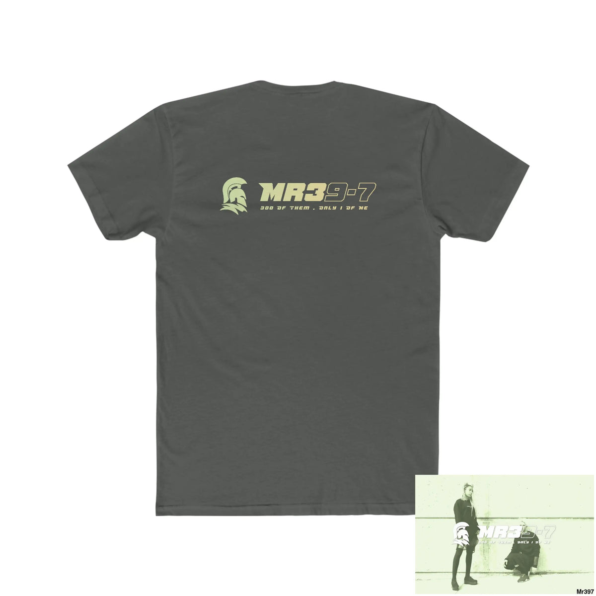 MR39S Faith over fear - Men’s Cotton Crew Tee T-Shirt