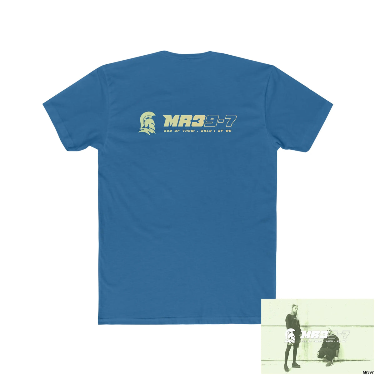 MR39S Faith over fear - Men’s Cotton Crew Tee T-Shirt