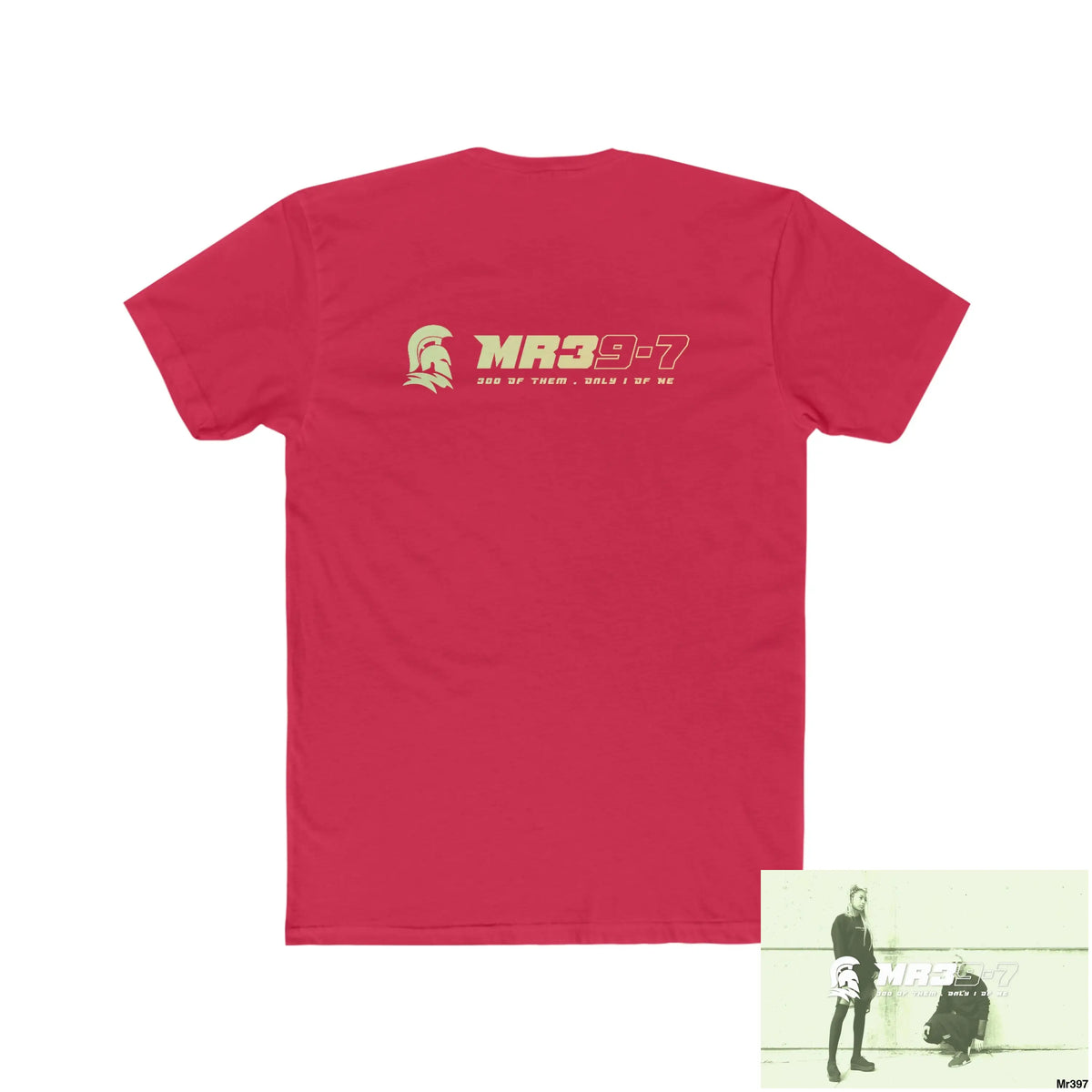 MR39S Faith over fear - Men’s Cotton Crew Tee T-Shirt