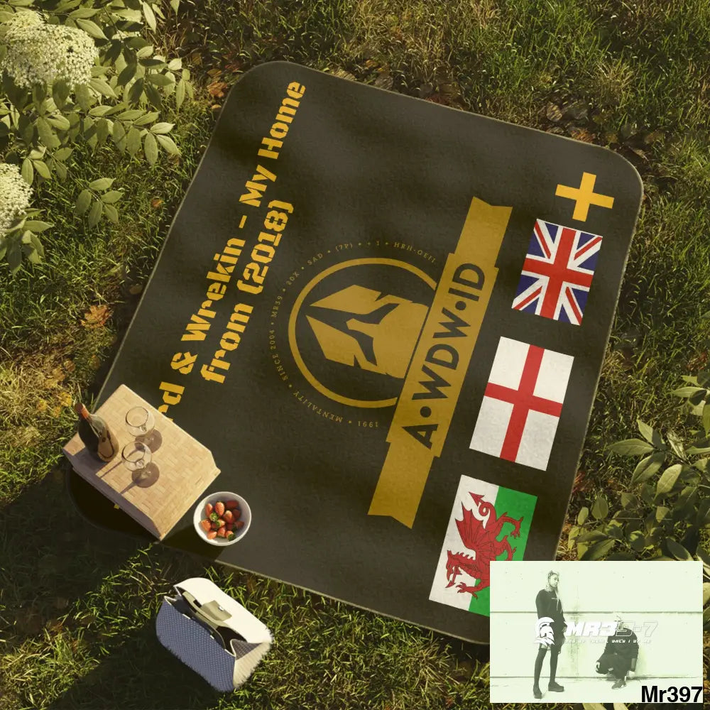 My home Picnic Blanket 61’’ × 51’’ Home Decor