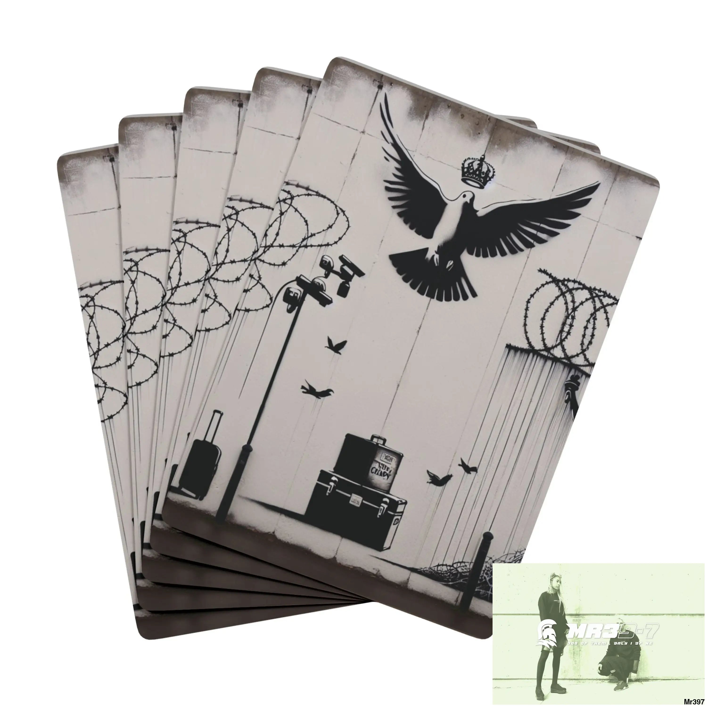 My Life My Deaths Their Plans Failed 2001-2025 Banksy Inspired My life My Deaths Fail no 1 Ltd Edition Custom Poker