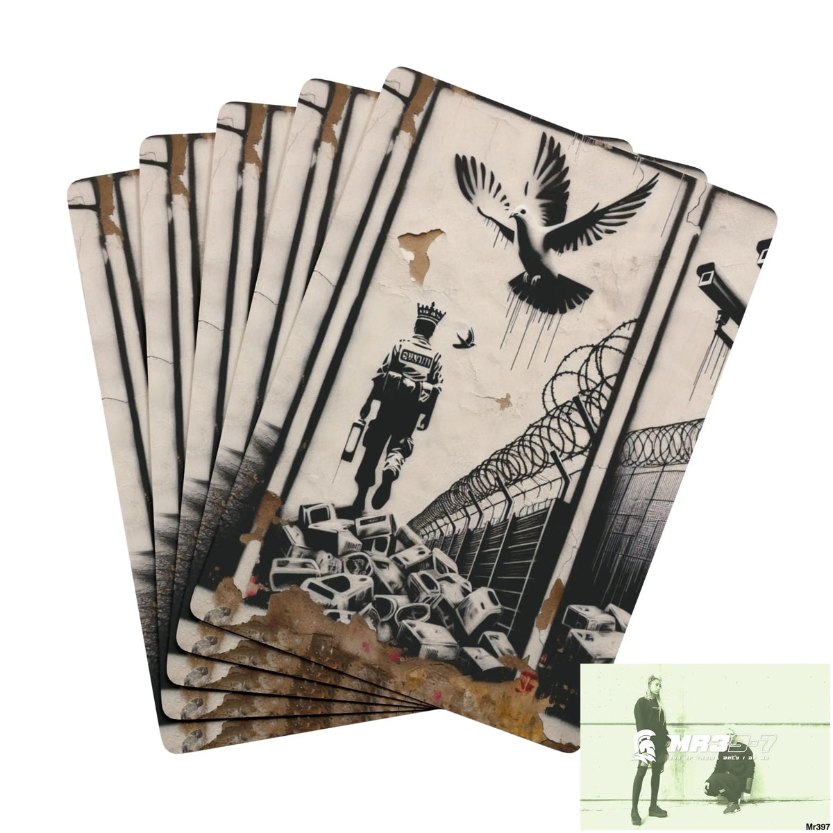 My Life My Deaths Their Plans Failed 2001-2025 Banksy Inspired My life My Deaths Fail no 2 Ltd Edition Custom Poker