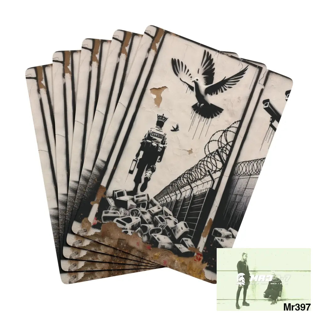 My Life My Deaths Their Plans Failed 2001-2025 Banksy Inspired My life My Deaths Fail no 2 Ltd Edition Custom Poker