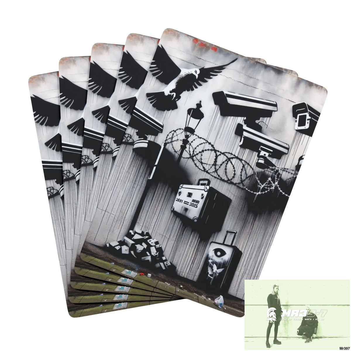 My Life My Deaths Their Plans Failed 2001-2025 Banksy Inspired My life My Deaths Fail no 4 Ltd Edition Custom Poker