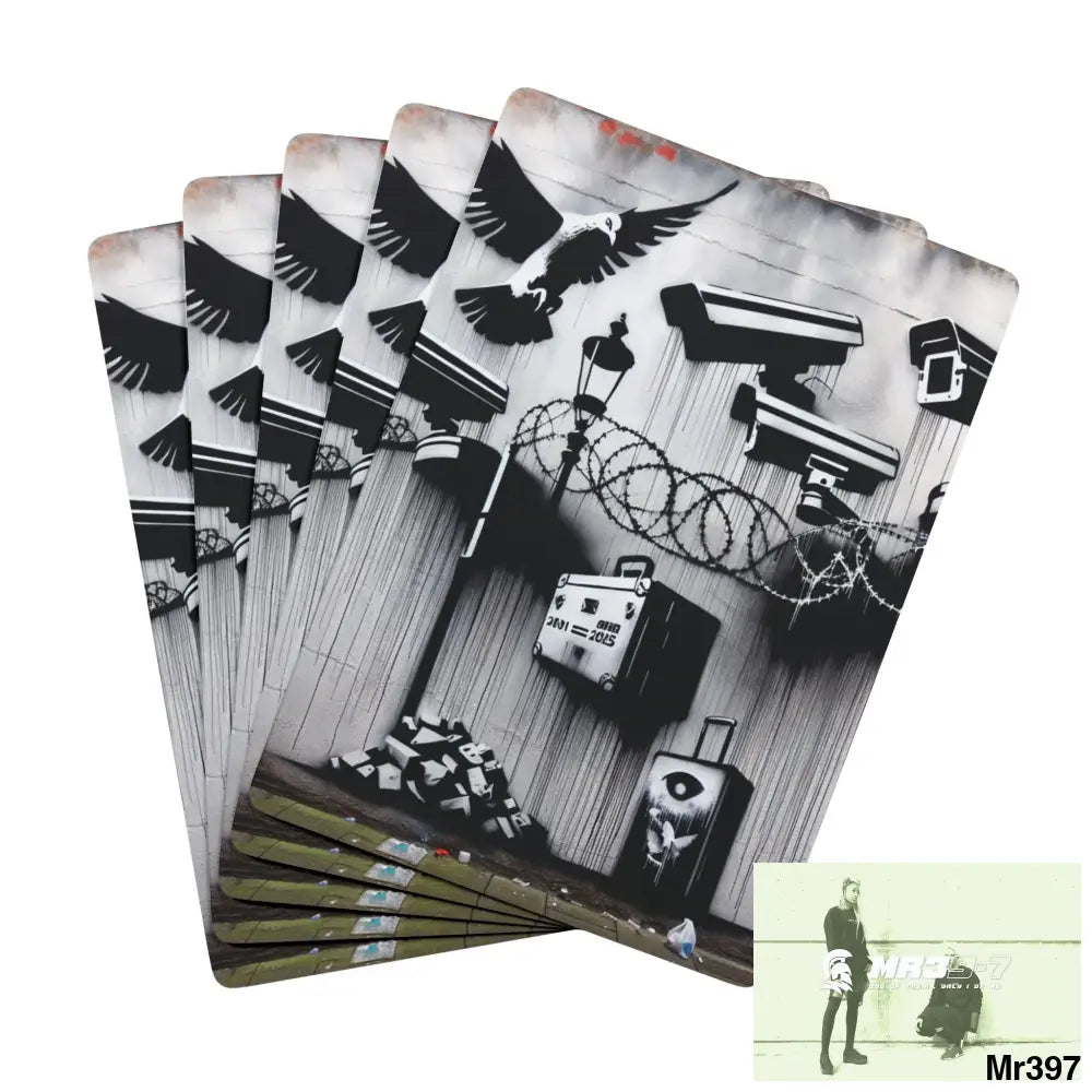 My Life My Deaths Their Plans Failed 2001-2025 Banksy Inspired My life My Deaths Fail no 4 Ltd Edition Custom Poker