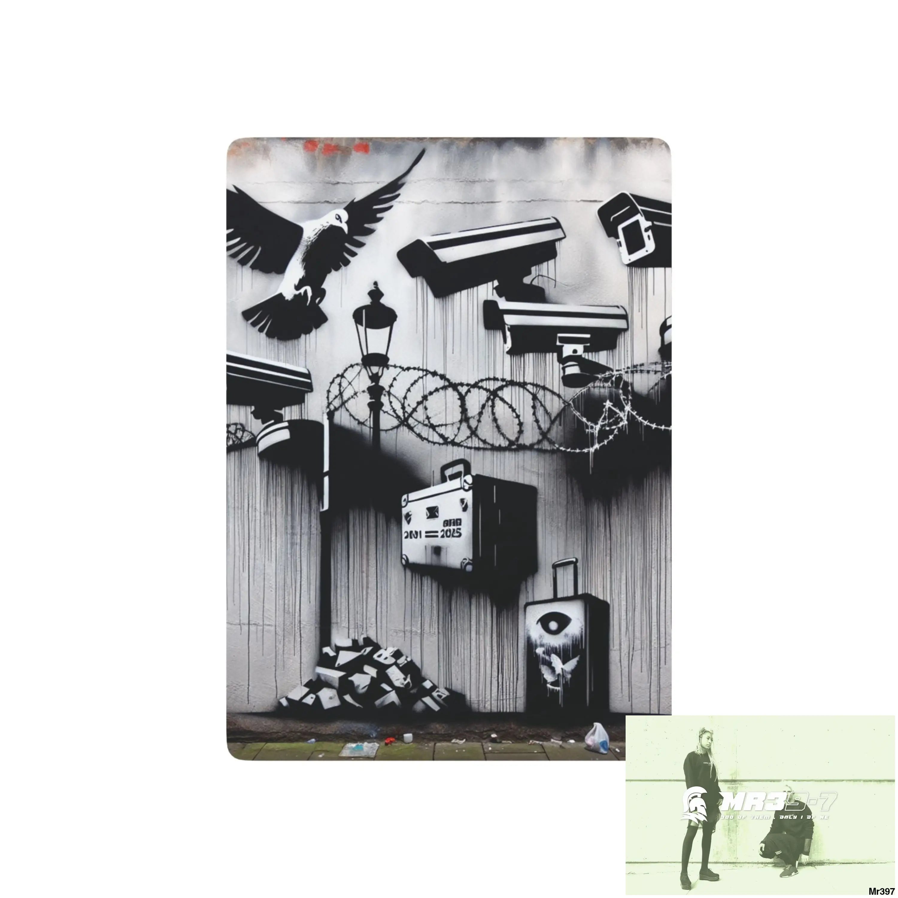 My Life My Deaths Their Plans Failed 2001-2025 Banksy Inspired My life My Deaths Fail no 4 Ltd Edition Custom Poker