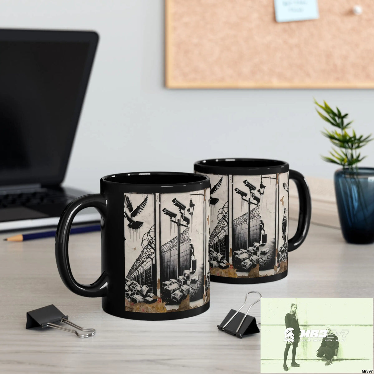 MY LIFE MY DEATHS THEIR PLANS FAILED 2001 TO 2025 LTD EDITION NO 3 11oz Tactical GB / Black Mug 11oz Mug