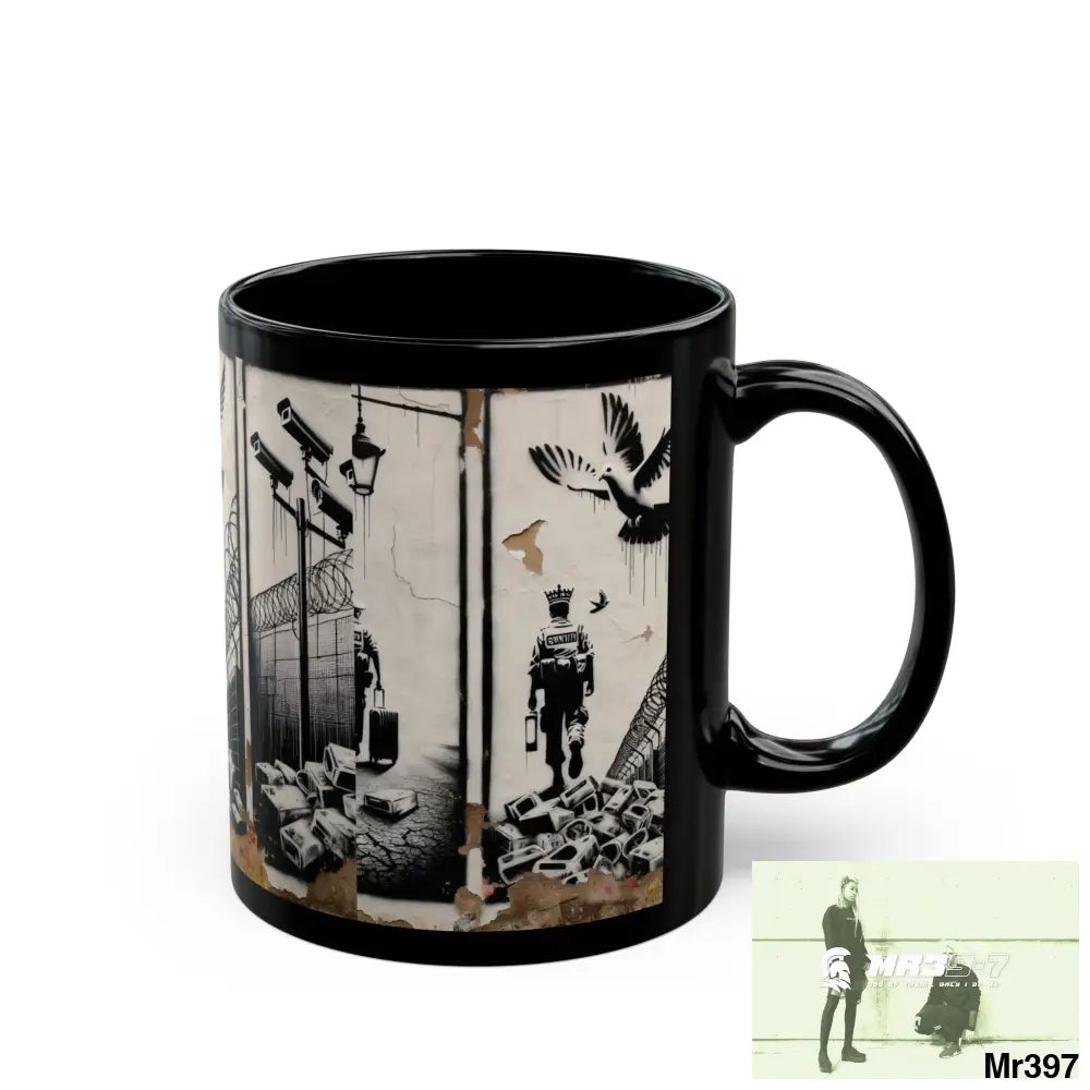 MY LIFE MY DEATHS THEIR PLANS FAILED 2001 TO 2025 LTD EDITION NO 3 11oz Tactical GB / Black Mug 11oz Mug