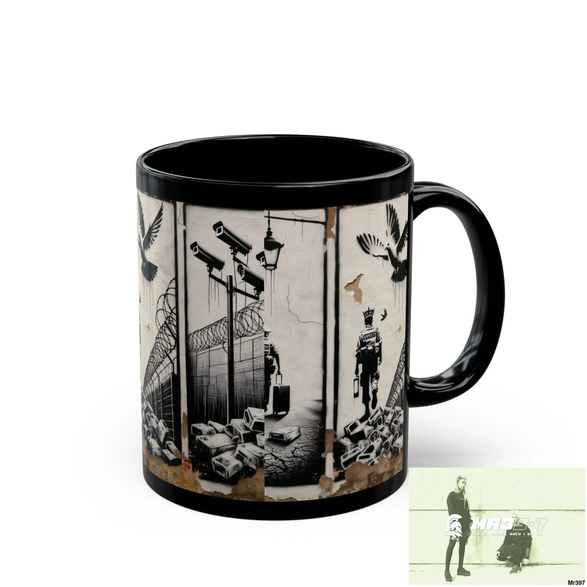 MY LIFE MY DEATHS THEIR PLANS FAILED 2001 TO 2025 LTD EDITION NO 3 11oz Tactical GB / Black Mug 11oz Mug