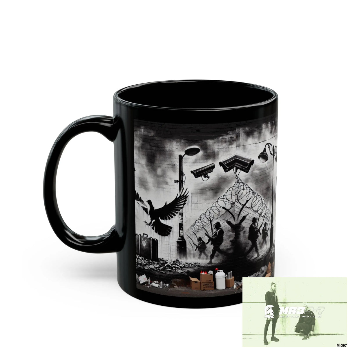 MY LIFE MY DEATHS THEIR PLANS FAILED 2001 TO 2025 LTD EDITION NO 3 11oz Tactical GB / Black Mug 11oz Mug