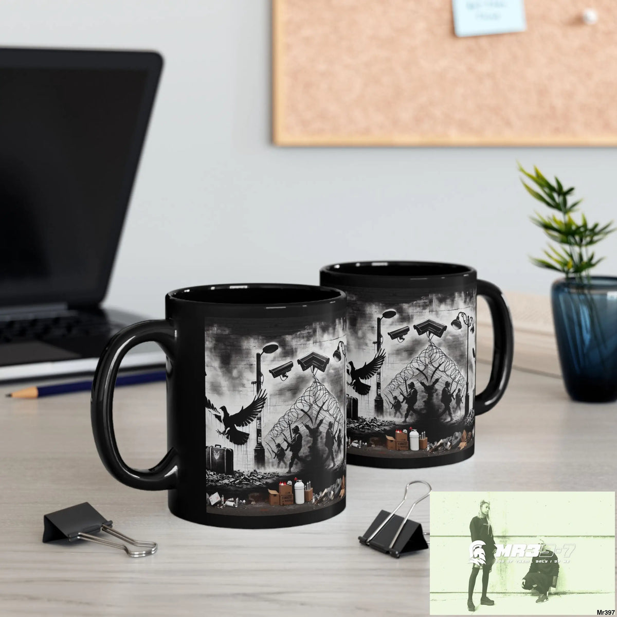 MY LIFE MY DEATHS THEIR PLANS FAILED 2001 TO 2025 LTD EDITION NO 3 11oz Tactical GB / Black Mug 11oz Mug